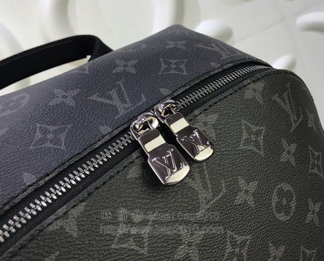 LV背包 M43186 路易威登Discovery雙肩包 LV黑花雙肩背包 LV後背包 LV男包  ydh3042